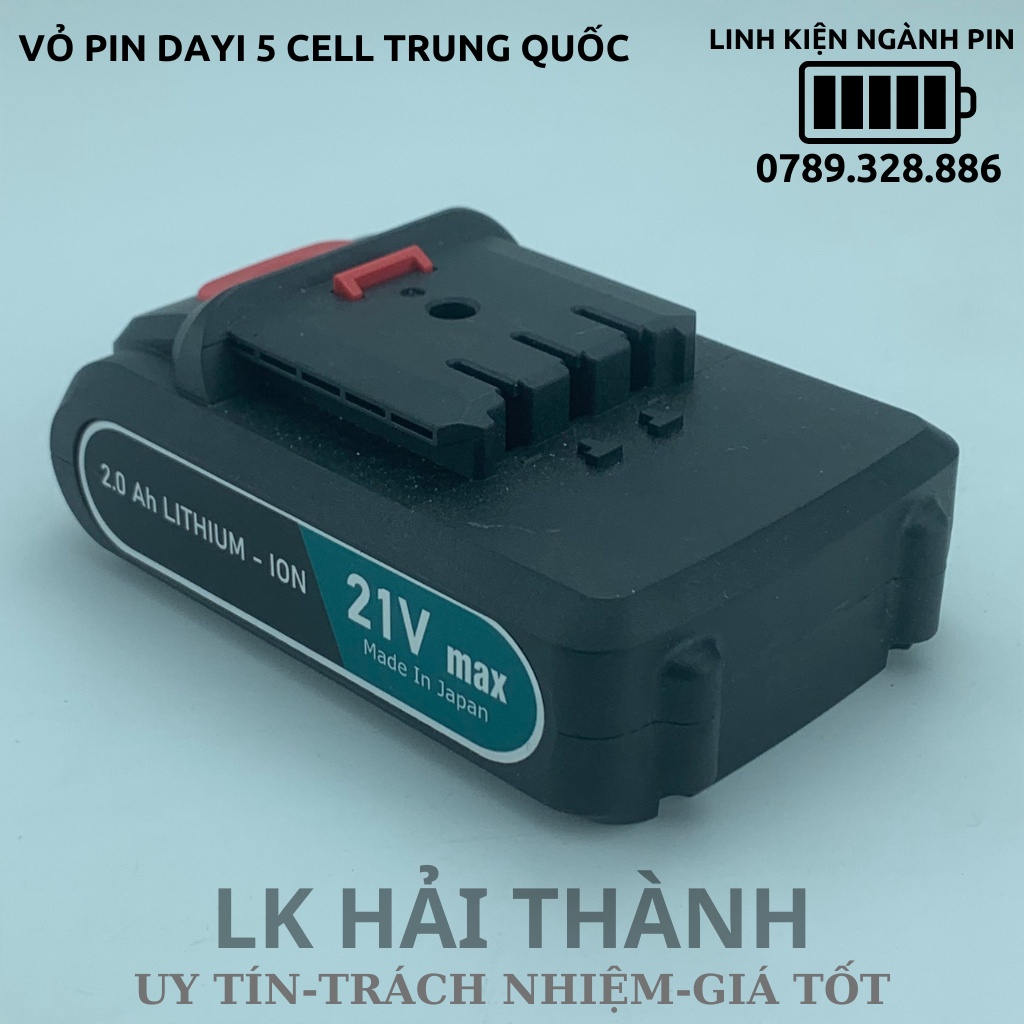 Vỏ mạch pin Rakuten trung quốc 5s1p 5cell 18650 18v
