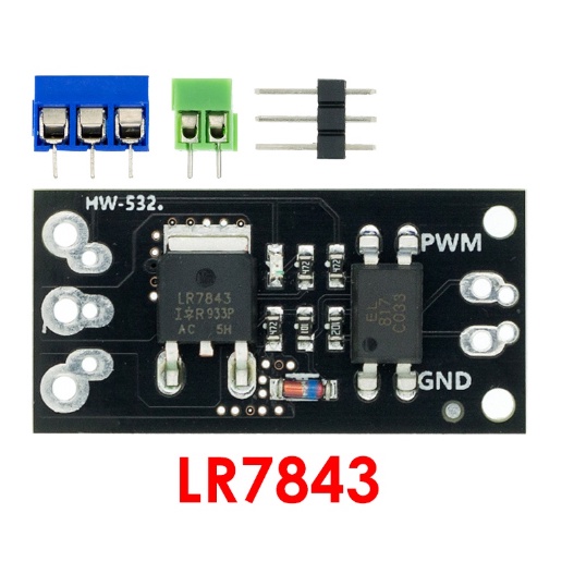 [DIY] module MOSFET N-channel LR7843 - MOS FET kênh N LR7843 - Logic FET LR7843