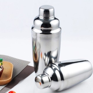 Bình lắc shaker pha chế, Bình lắc Cocktail bằng Inox 350ml 500ml 700ml, bình lắc inox bền đẹp dễ vệ sinh