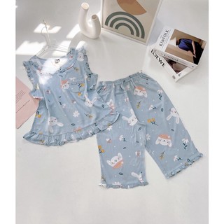 Bộ Lững Cổ Tròn Sát Nách VNXK