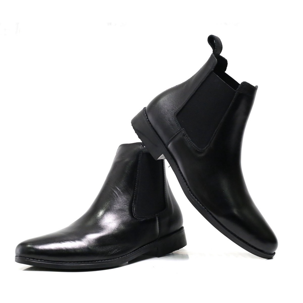 Giày da chelsea boots MĐ G1091 có may đế