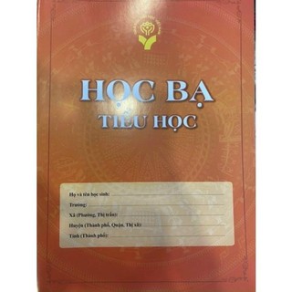 Sổ học bạ tiểu học theo tt27/2020