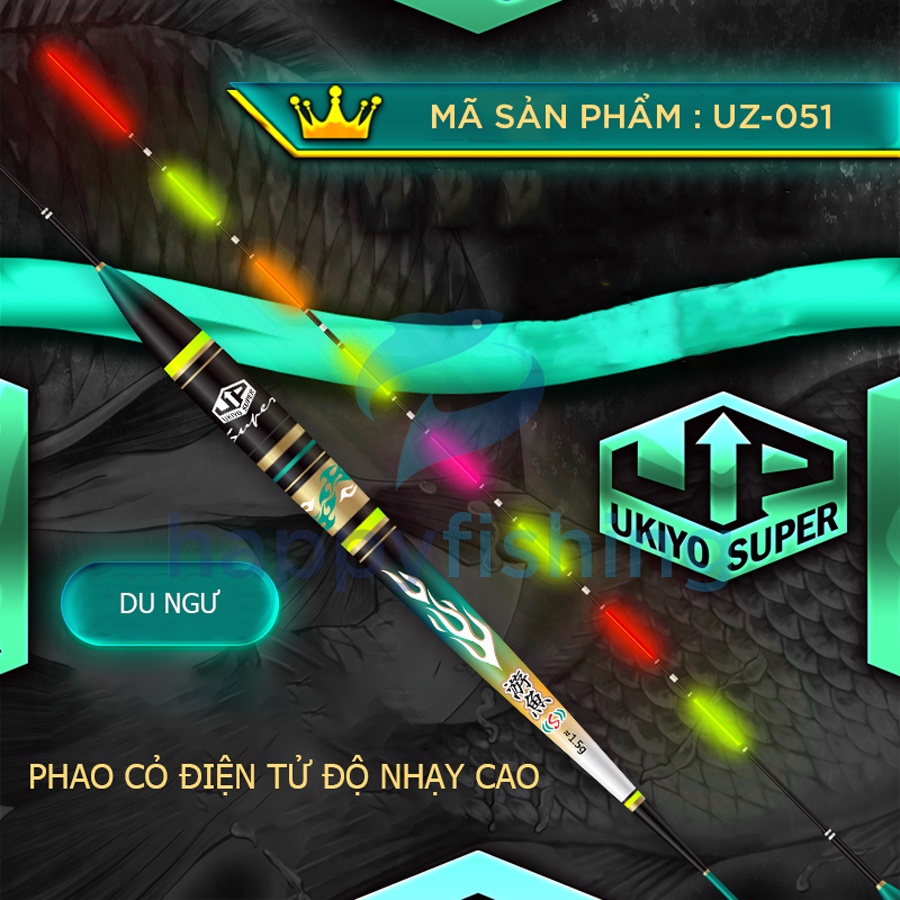 Phao Cỏ Điện Chuyên Rô Phi UKIYO UZ-051 (Du Ngư)