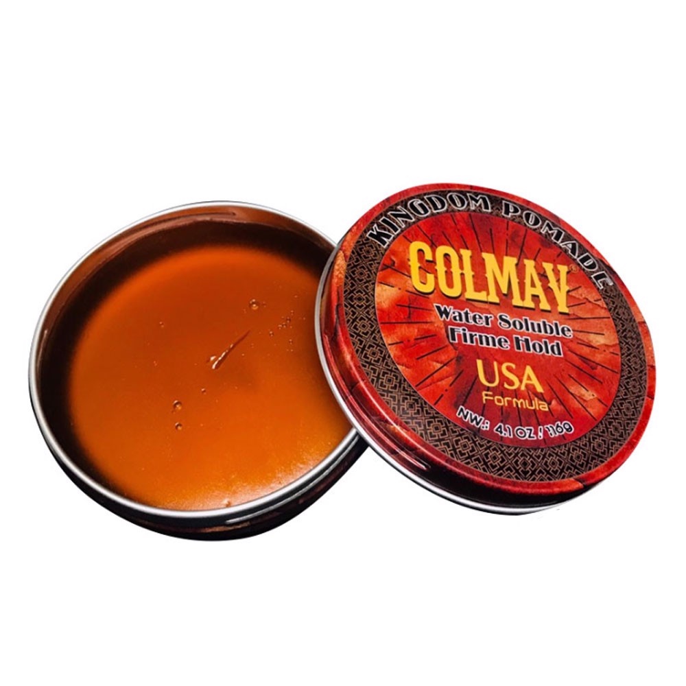 Sáp vuốt tóc Colmav Kingdom Pomade Water Soluble Firme Hold 116g & 56gr - 2023 - Chính Hãng + Quà Tặng