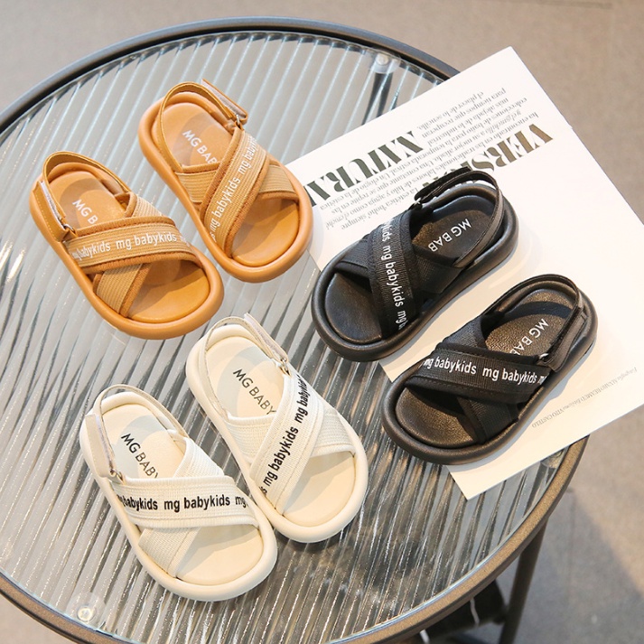 Dép sandal MG BABY quai chéo cho bé 2-6 tuổi đế nhẹ phong cách thời trang