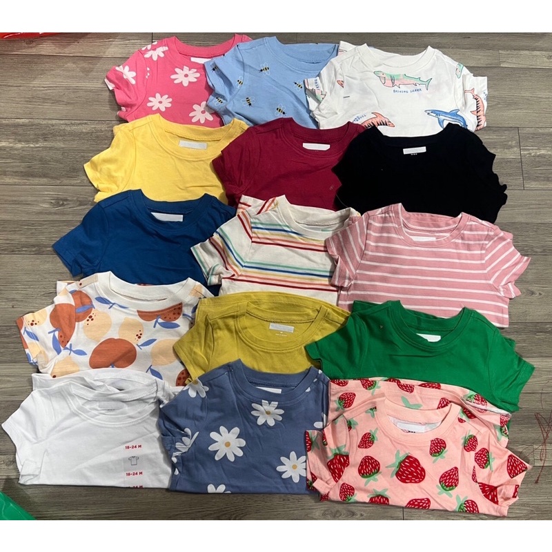 Set 3 Áo phông ngắn tay Old navy cho bé trai bé gái hàng xuất dư xịn