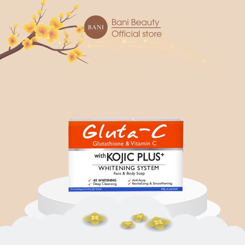 Xà Phòng Gluta-C Giảm Mụn, Đẩy Lùi Vết Thâm Sau Mụn