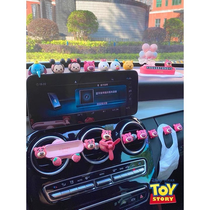 Giá đỡ điện thoại trên xe ô tô Disney Mickey , Minie Cao cấp Chính hãng