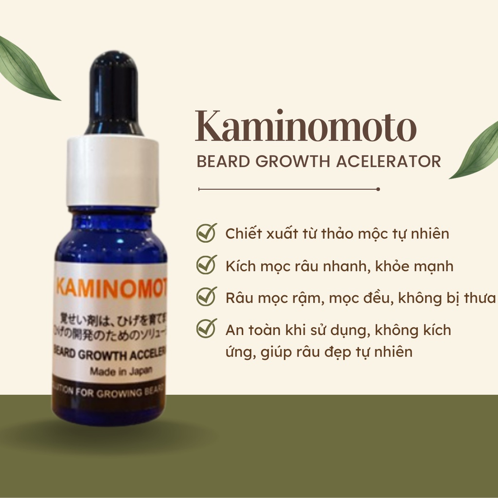 Mua Serum Kích Mọc Râu Kaminomoto Nhật Bản Kích Râu Mọc Nhanh, Đen, Rậm ...