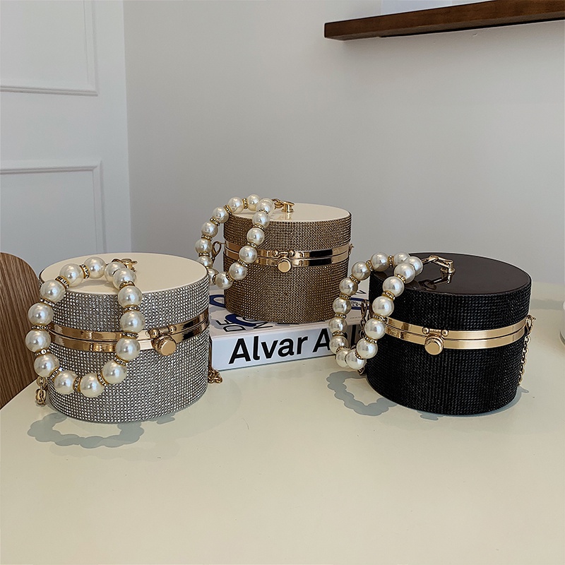 Túi Xách Nữ Túi Hộp Xách Tay Túi Đeo Chéo Túi Xách Nữ Mini Lấp Lánh