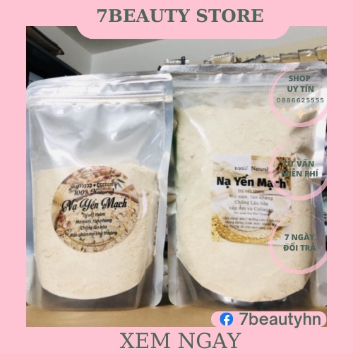 Mặt nạ yến mạch trắng mịn da túi 1kg - Thiết Bị Spa thẩm mỹ
