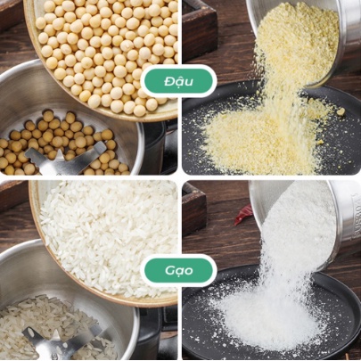 Máy Xay Hạt Khô Ngũ Cốc KOEN Công Suất 300W Lưỡi Dao 6 Cánh Thân Máy Được Làm Bằng Thép Không Gỉ