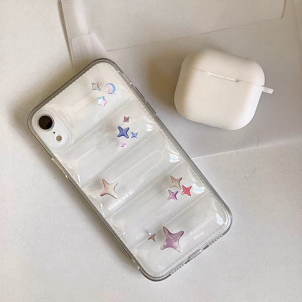 Ốp Điện Thoại chống bẩn Có Đệm Khí Chống Sốc Hình Ngôi Sao Cho iPhone 6 / 6plus / 6s / 6splus / 7 / 7plus / 8 /SE/SE2 8plus / x / xs / xr / xsmax / 11 / 12 / 13 /14 pro /14promax 13 y2k
