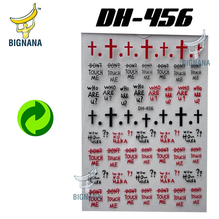 Sticker Hình Dán Móng Tay, Hoạ Tiết Logo Thương Hiệu Nổi Tiếng, Chữ Ký Phong Cách Cho Nails