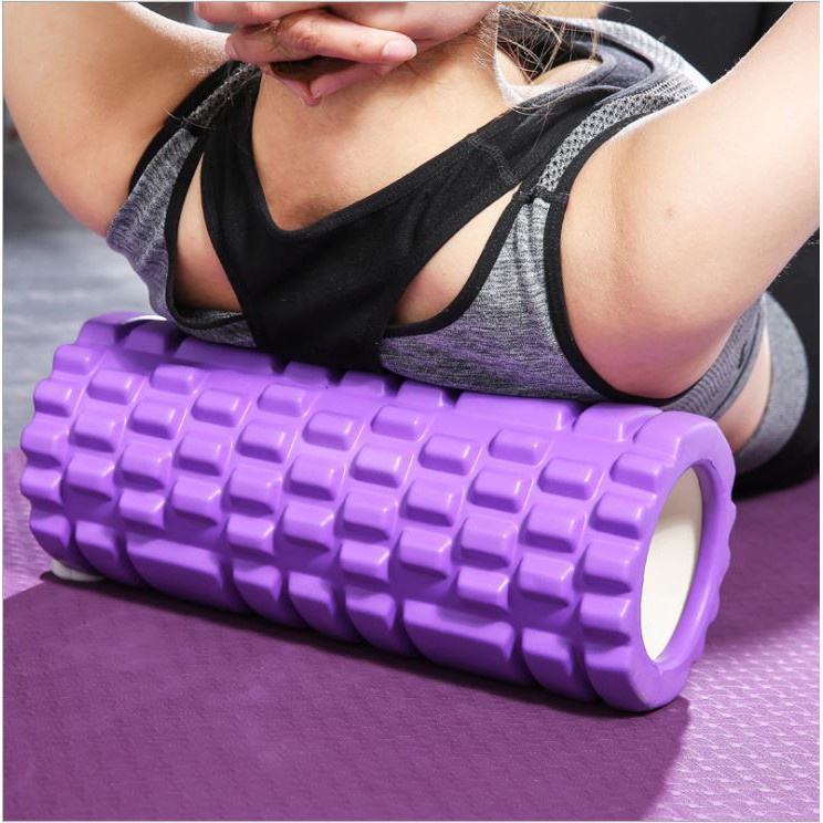 Con Lăn Foam Roller Massage Cơ Thể  Giãn Cơ Gym Fitness Yoga Txsport Cao Su Tự Nhiên An Toàn