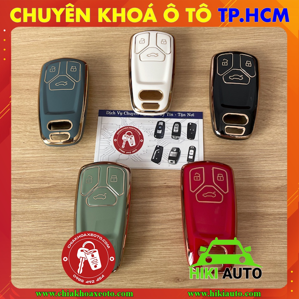 Ốp chìa khoá Audi A4 A6 Q5 Q7 bằng TPU bảo vệ chìa khoá nhìn sang trọng phong cách thời trang mới
