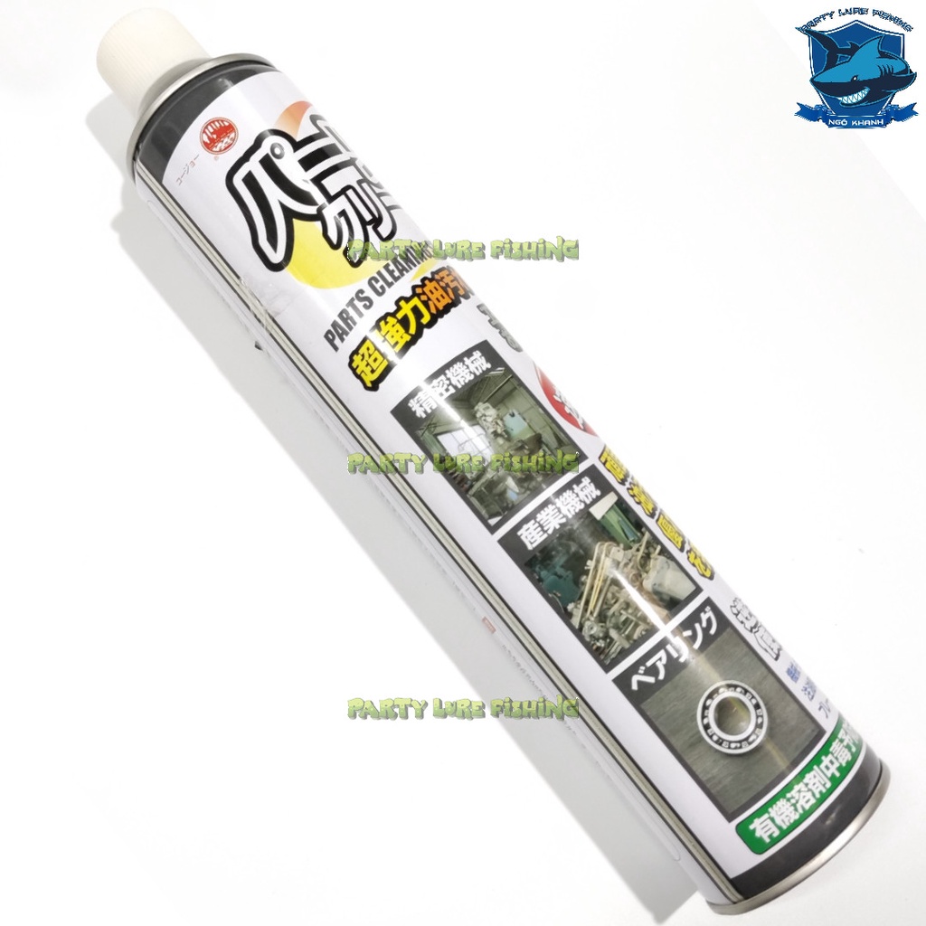 Chai xịt rửa vệ sinh bạc đạn linh kiện máy câu cá - 840ml, dầu bảo dưỡng bạc đạn Koban