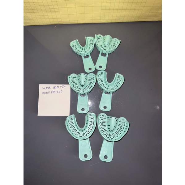 Khay lấy dấu cắm implant/bộ 6cái/ 3 size sml