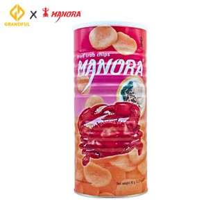 Bánh Snack Tôm/Cua MANORA 90g (Lon Đỏ/Hồng)