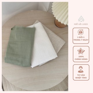 Vải Linen Gân Trơn Nhà Vải Linen Bền Đẹp Không Co Giãn Chịu Nhiệt Tốt Thấm Hút Mồ Hôi Trong Các Mùa Nắng Nóng