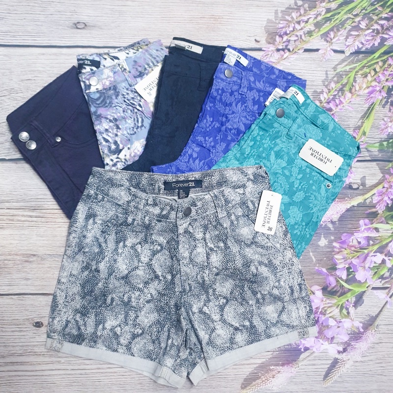 Quần short kaki/ jean nữ mẹ & bé lưng cao co giãn 40-62kg (vải cực kỳ đẹp)