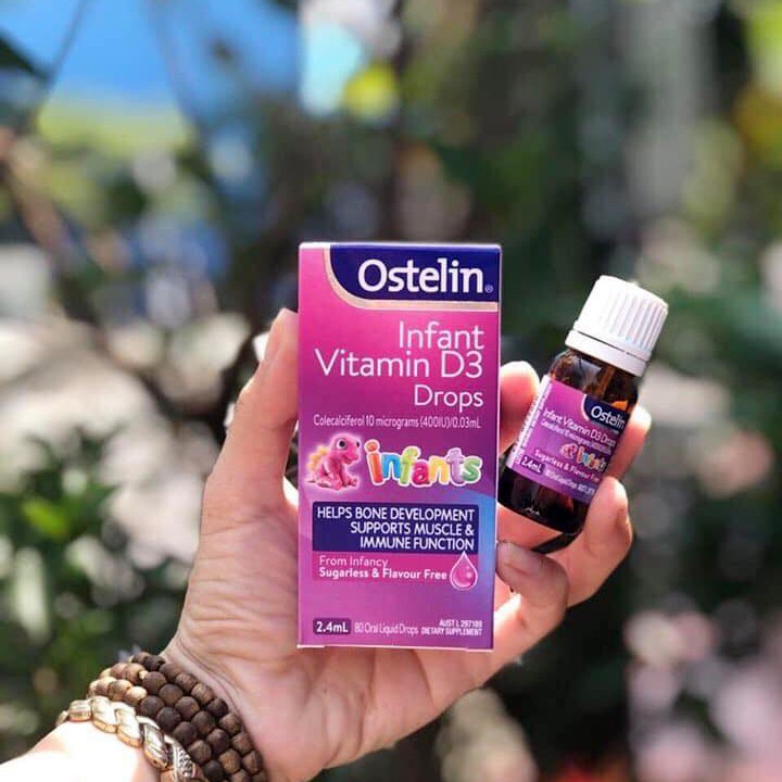 Vitamin D3 Ostelin, D3 Drops Ostelin 2.4ml, D3 Liquid Ostelin 20ml xuất xứ Úc
