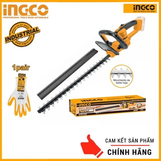 Ingco máy cắt tỉa hàng rào dùng pin 20v chtli20018