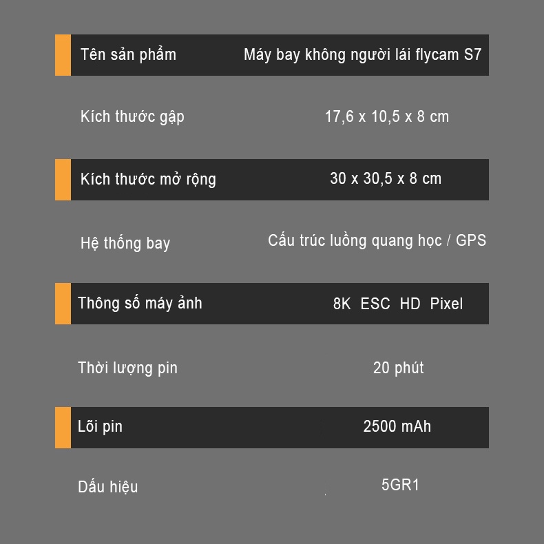 Flycam Mini S7 Trang Bị Camera Kép Ultra 8k Định Vị GPS, Máy Bay Điều kIển Từ Xa Cảm Biến Tráng Va Chạm | BigBuy360 - bigbuy360.vn