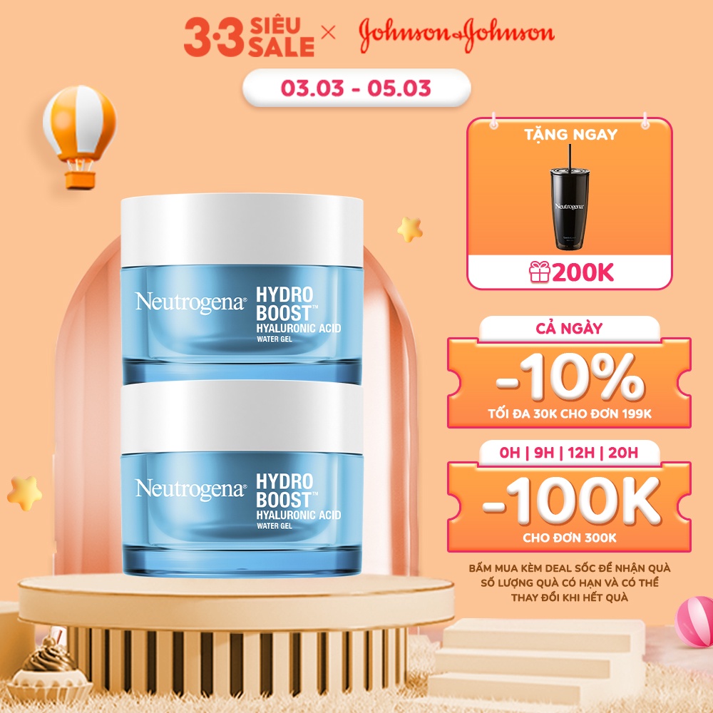 Combo 2 Kem dưỡng ẩm cấp nước Neutrogena Hydro Boost Water Gel 50gx2