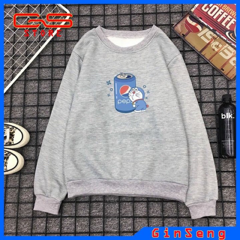 ÁO SWEATER NAM NỮ DOREMON PEPSI