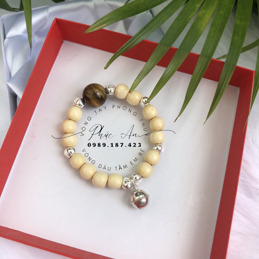 Vòng Dâu Tằm Phong Thuỷ Cho Bé Trai & Bé Gái [ TẶNG KÈM VÒNG DÂU TRƠN + TÚI HẠT DÂU & CHỈ ĐỎ DỰ PHÒNG]