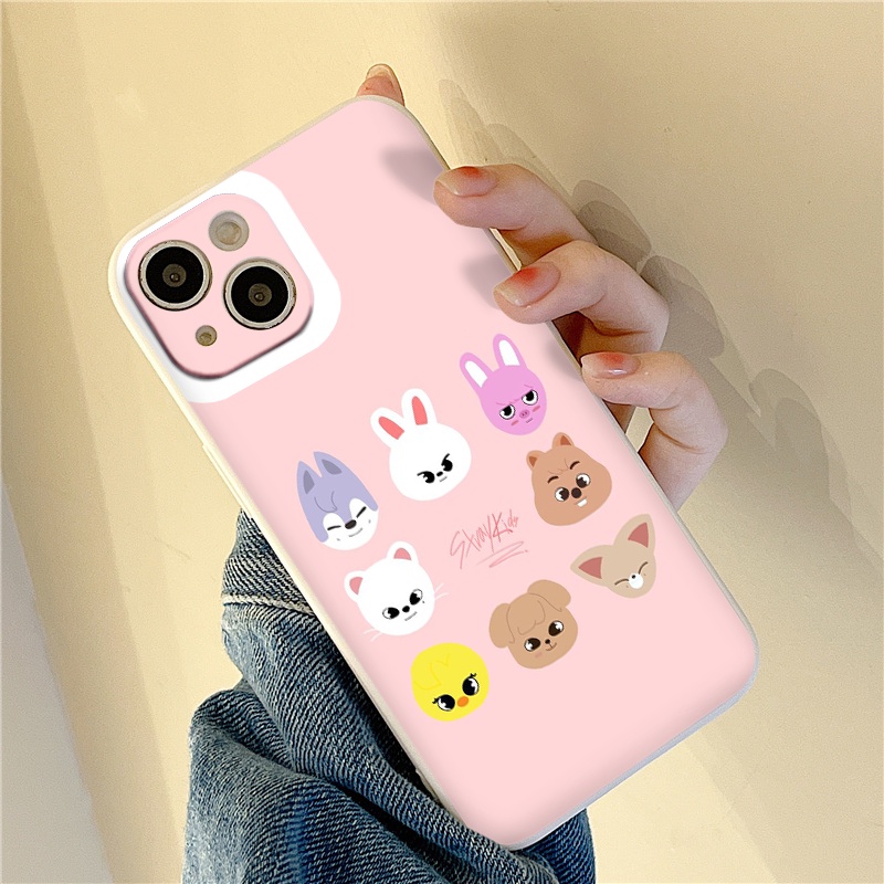 Ốp lưng iphone cạnh vuông kpop Straykids icon cute dành cho ip 6/8/7/plus/x/xr/xsmax/11/12/13/14 pro max - ng376