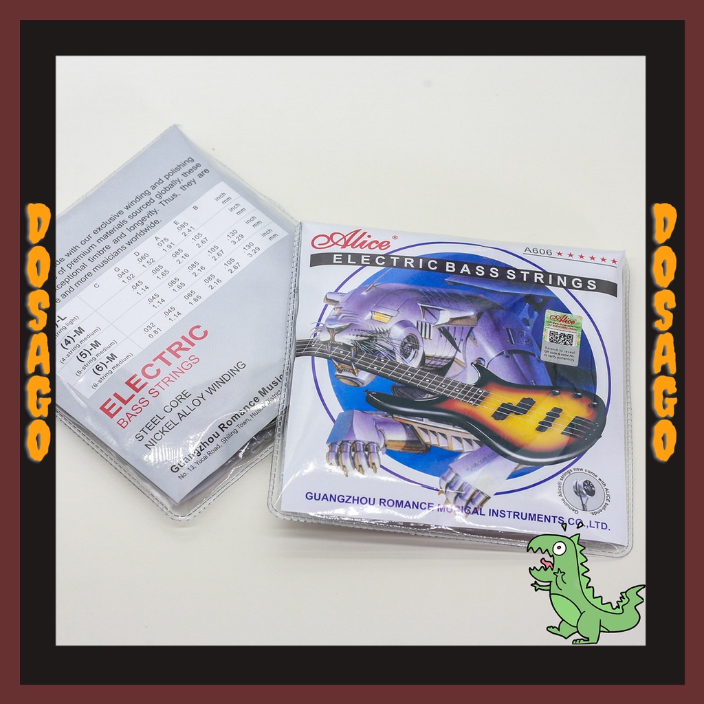 Chính hãng - Dây đàn Alice A606 dành cho đàn bass