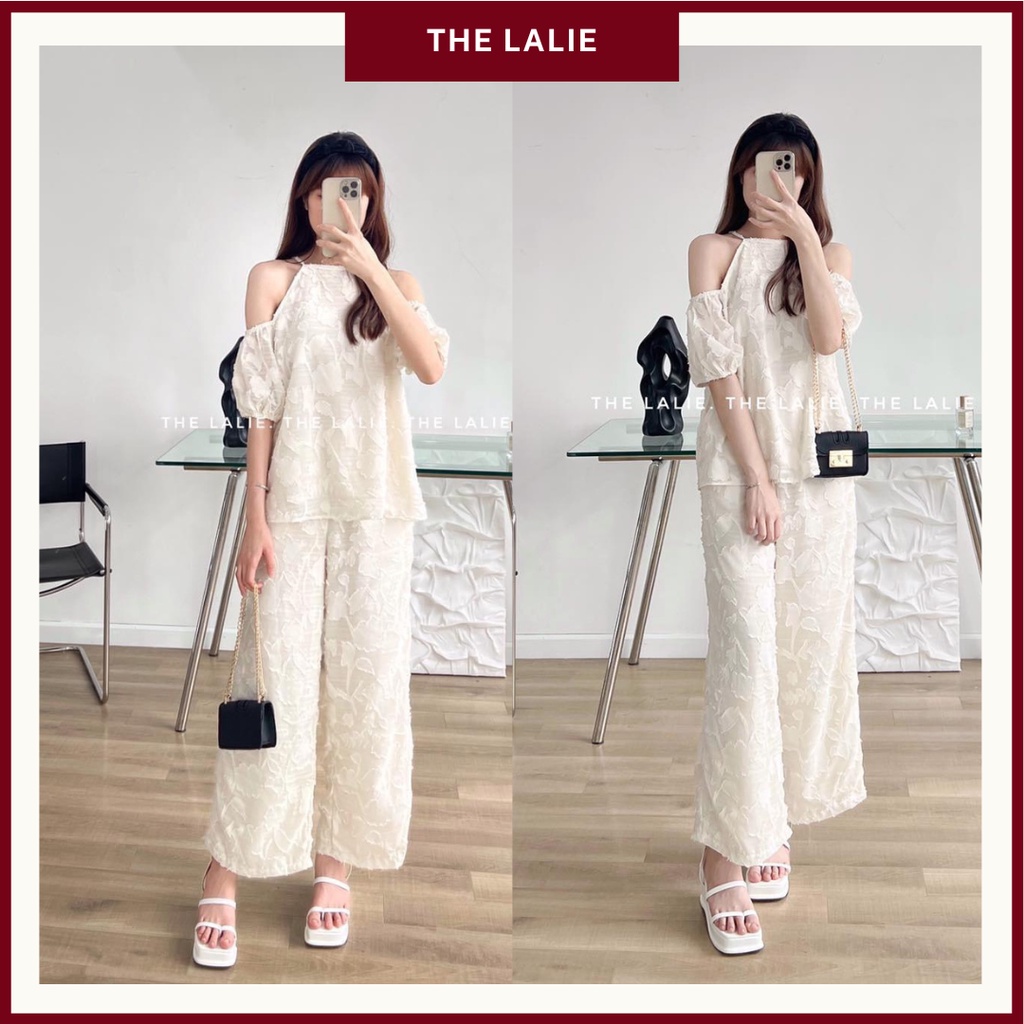 Set cổ yếm trễ vai, Set trễ vai nữ, Set cổ yếm (ảnh thật)