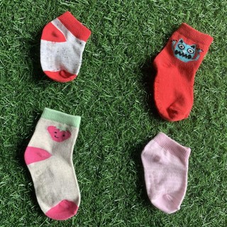 Combo tất bé gái, tất vớ cổ ngắn cho bé từ 1-5 tuổi nhiều màu sắc HH7 D