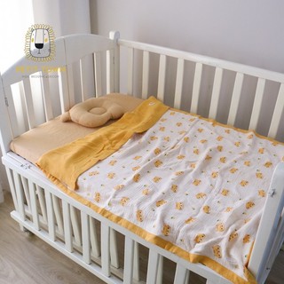 Chăn xô 4 lớp cho bé vải xô muslin Petit Town, chăn đi học
