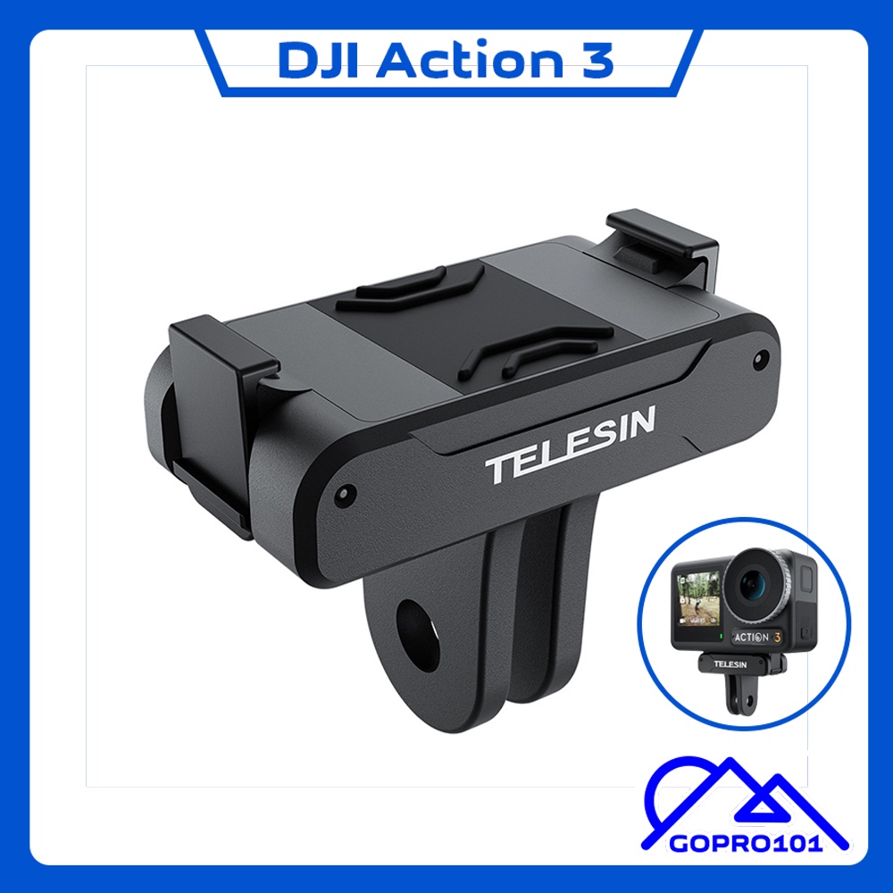 Mount gài nam châm Telesin cho DJI Action 3, DJI Action 4