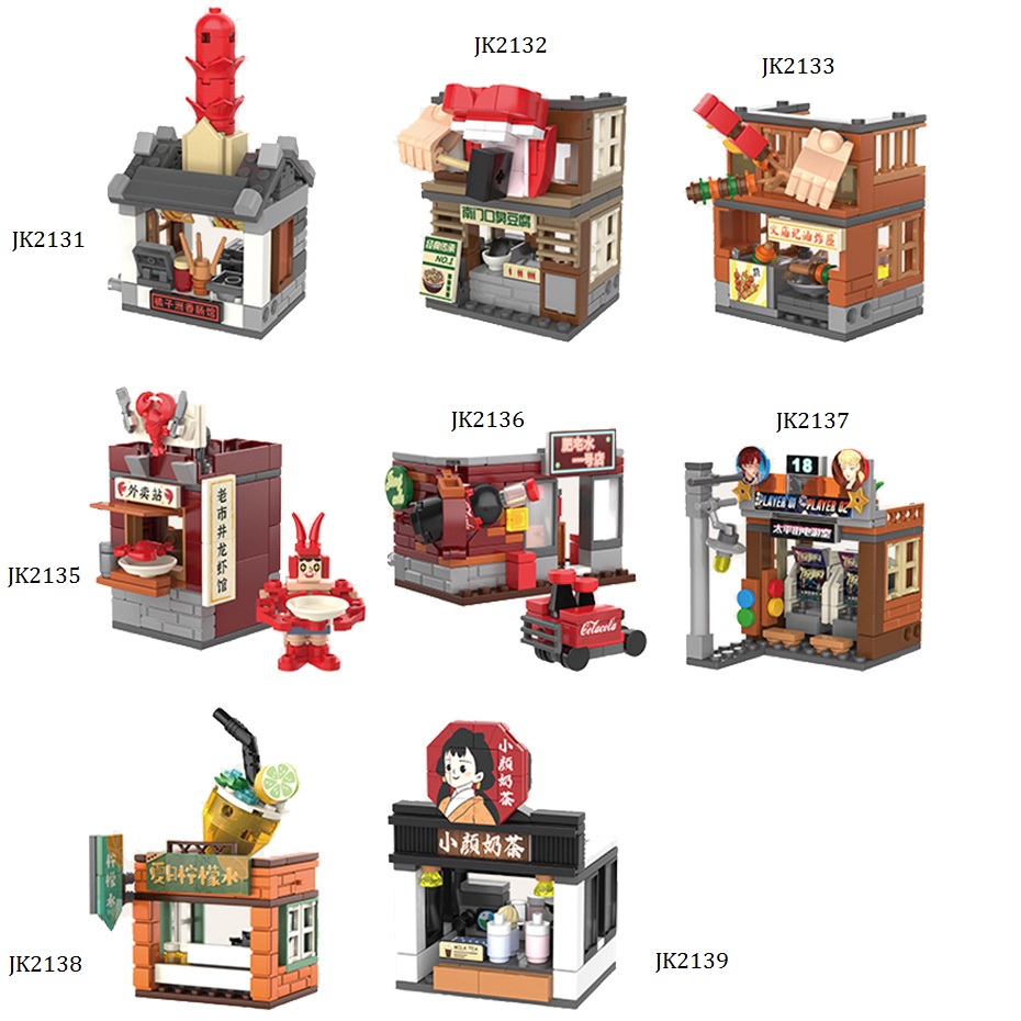 Đồ chơi lắp ráp mô hình cửa hàng món ăn độc đáo