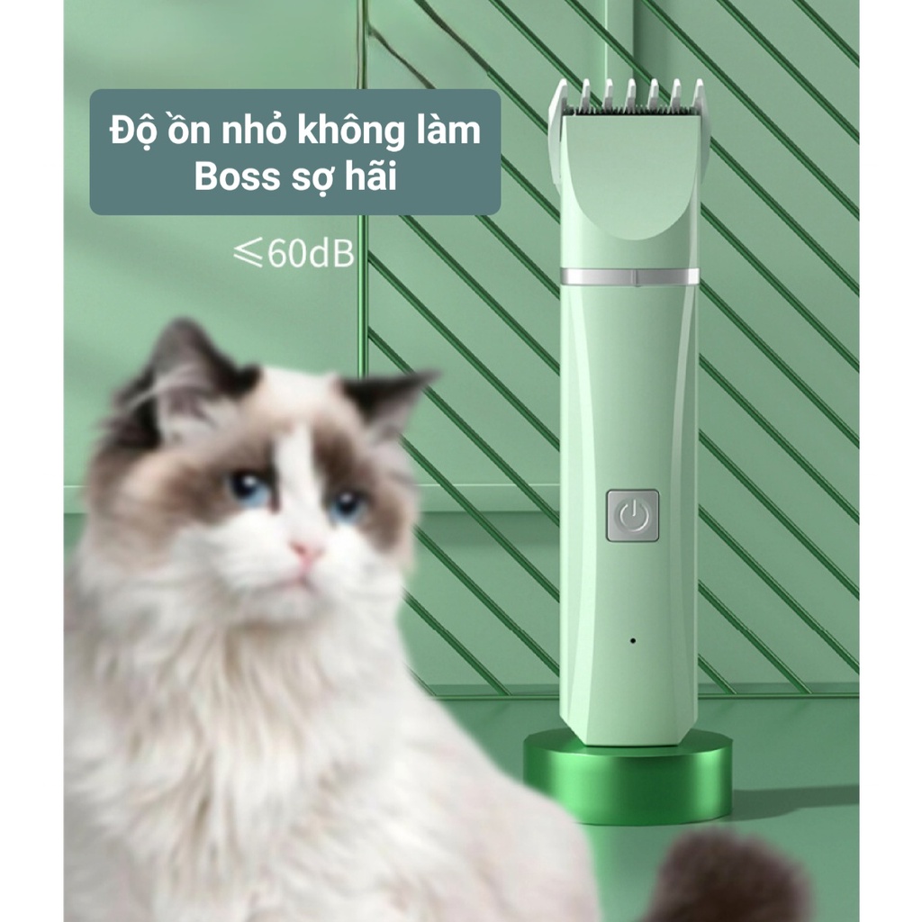 Tông Đơ Cắt Lông Chó Mèo Đa Năng 4 TRONG 1 - Máy Mài Móng Kiêm Tỉa Lông Bàn Chân Cho Chó Mèo
