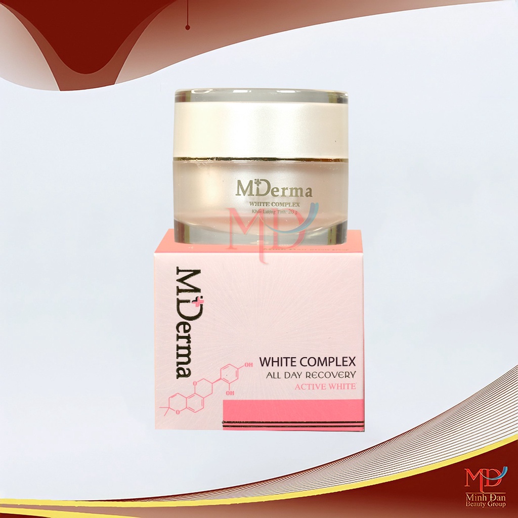 Kem dưỡng trắng da MDerma - Whitening Complex - 20gr - Minh Đan Beauty Group [Trẻ trung xinh đẹp]