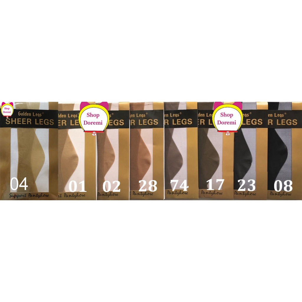 Vớ quần, quần tất Golden Legs Sheer Support Thái Lan- có hình thật
