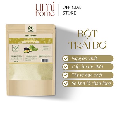 Bột Bơ đắp mặt hữu cơ UMIHOME nguyên chất 40G