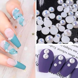 Set trai nửa AB mix 6 size trang trí móng tay chân