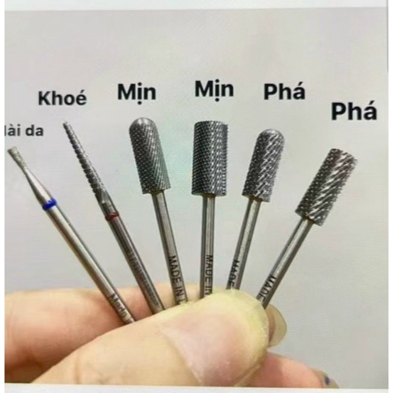 Đầu mài Mỹ Titan , Đầu xịn , Mài móng, Khóe, Mịn chuyên dụng ngành nail