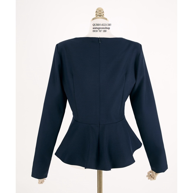 Áo peplum công sở cao cấp  - QUH05-0223
