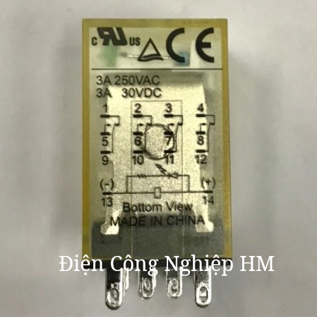 Relay Rơ Le Trung Gian IDEC RN4S-NL - Chính Hãng