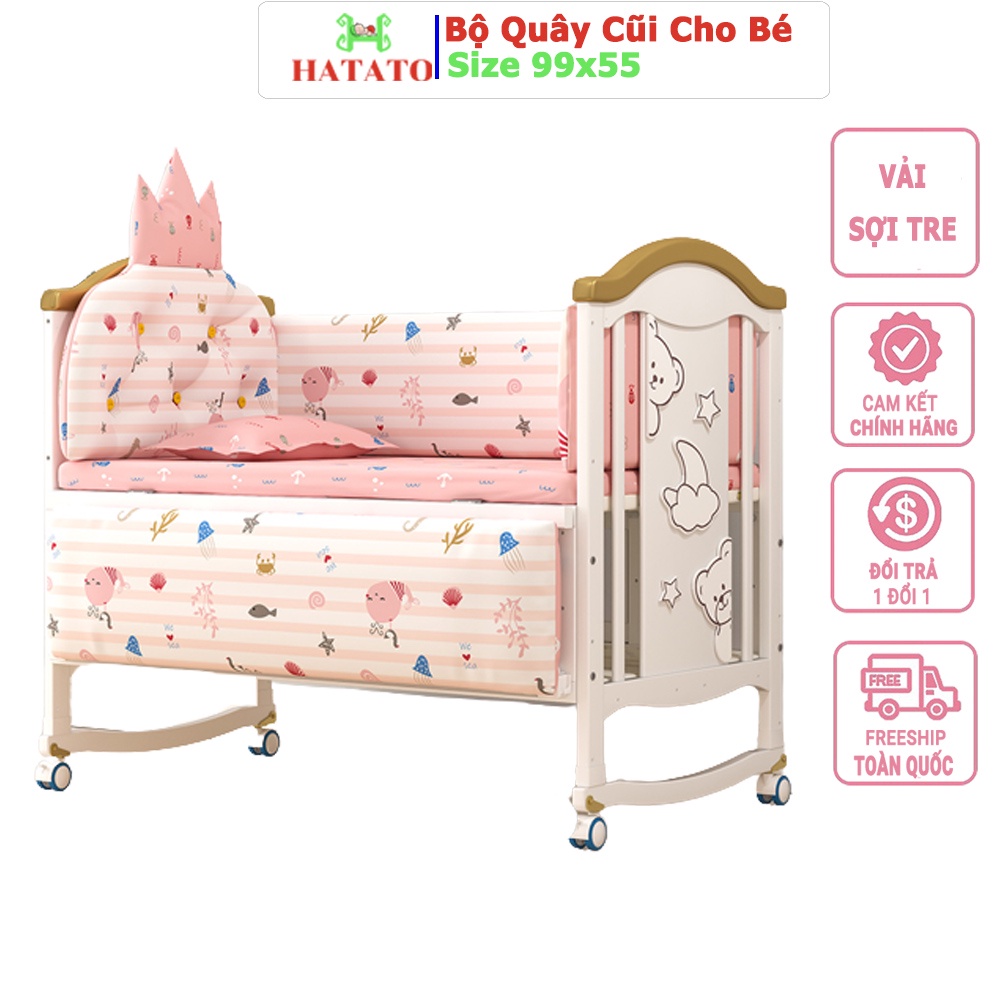 Quây cũi cho bé Hatato S99 - (D99cm x R55cm) không bao gồm cũi cho bé