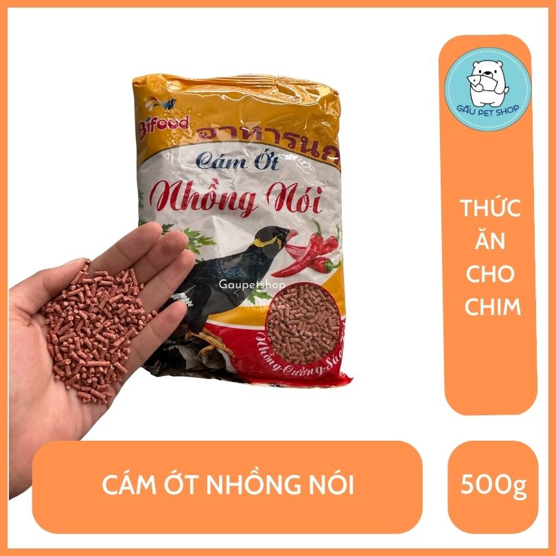 Cám Ớt Nhồng Nói Bifood 500g – Gau.petshop