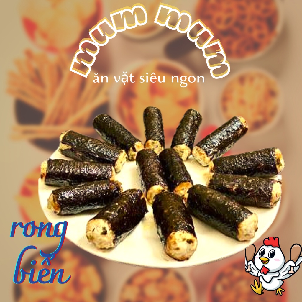 [rong biển kẹp hạt dinh dưỡng] MumMum đậm đà, thơm ngon, hũ 200g bắt mắt