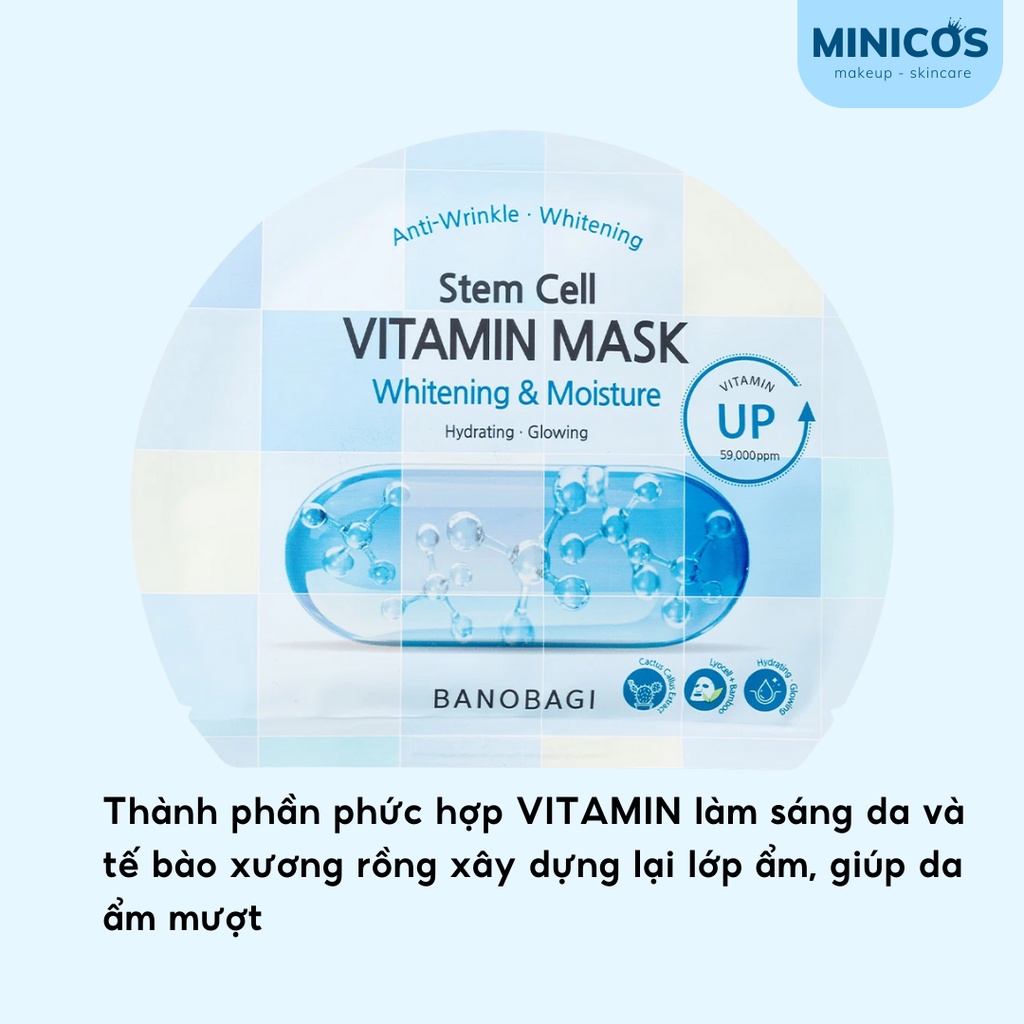 Mặt Nạ BANOBAGI Bổ Sung Vitamin Vita Genic Hàn Quốc